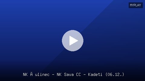 NK Čulinec - NK Sava CC - Kadeti (06.12.)